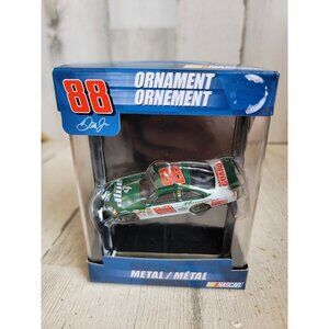 Vintage NASCAR 88 amp green car ornament Xmas Dale Earnhardt